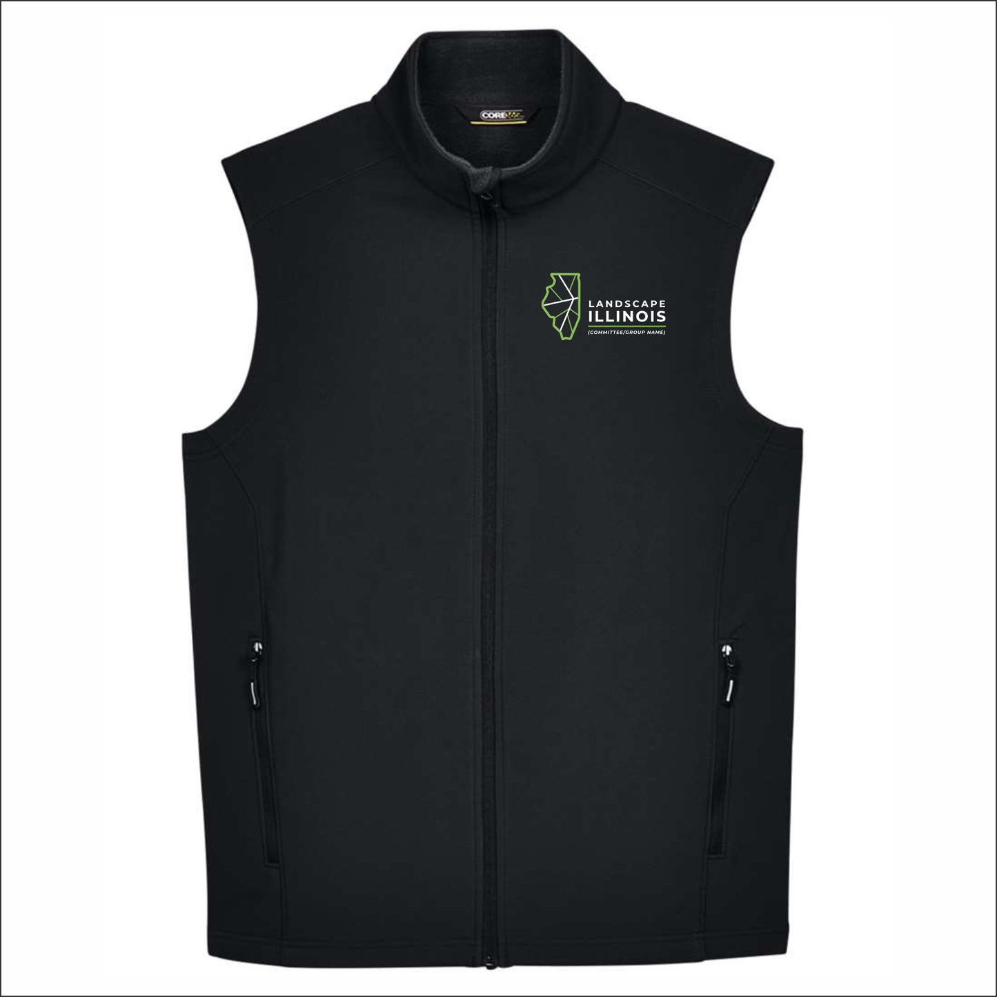 Landscape IL Committee Cruise Two-Layer Fleece Bonded Soft Shell Vest