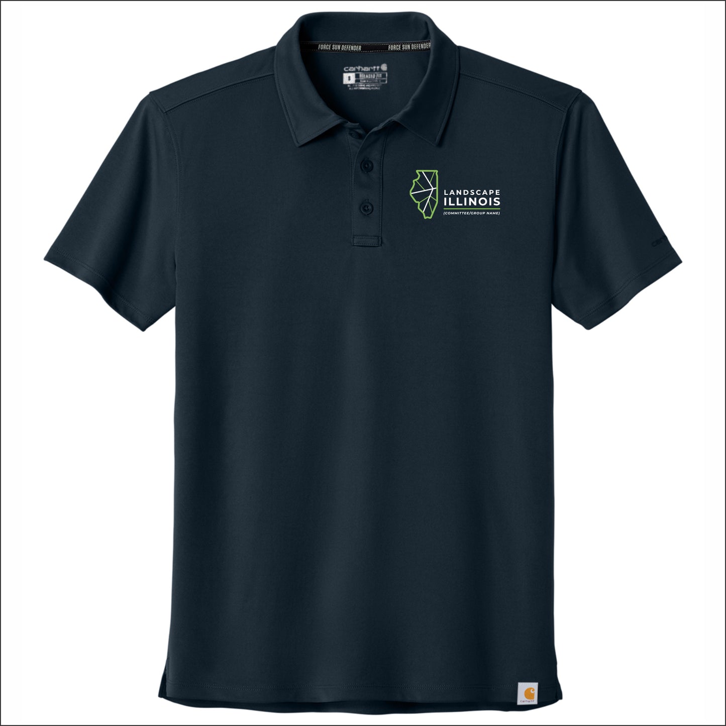 Landscape IL Committee Carhartt Force Sun Defender Polo