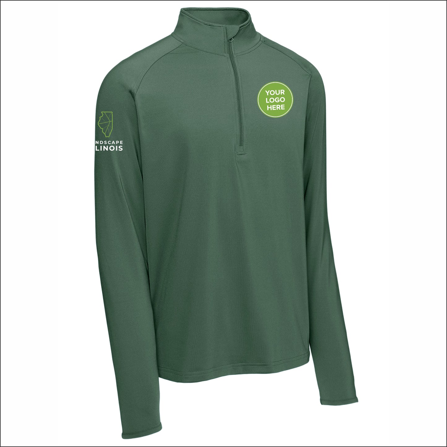 Landscape Illinois Stretch 1/2 Zip Performance