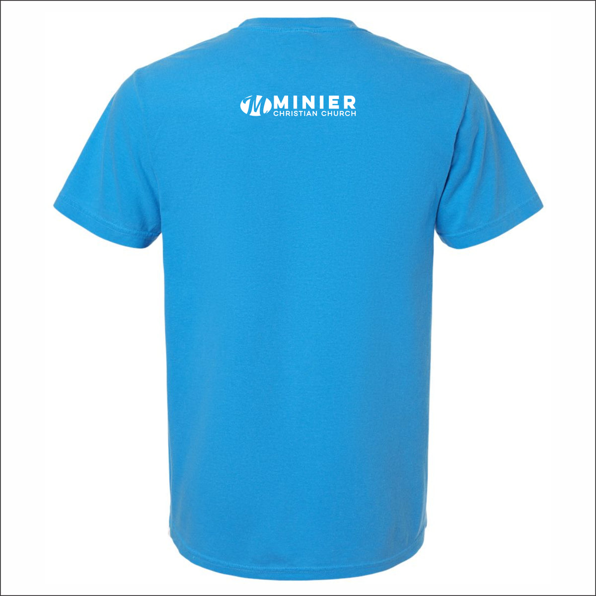 Minier Christian Church Pigment Dye T-shirt - Design A
