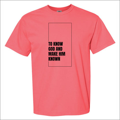 Minier Christian Church Pigment Dye T-shirt - Design A