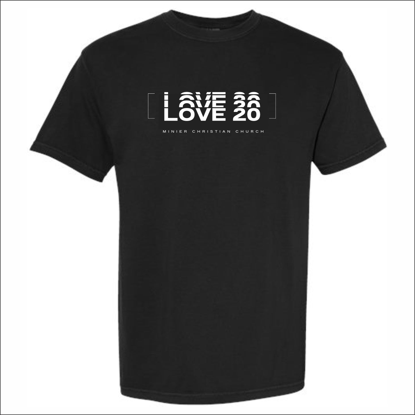 Minier Christian Church Pigment Dye T-shirt - Design B