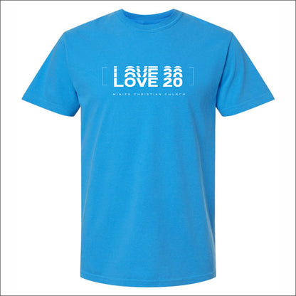 Minier Christian Church Pigment Dye T-shirt - Design B