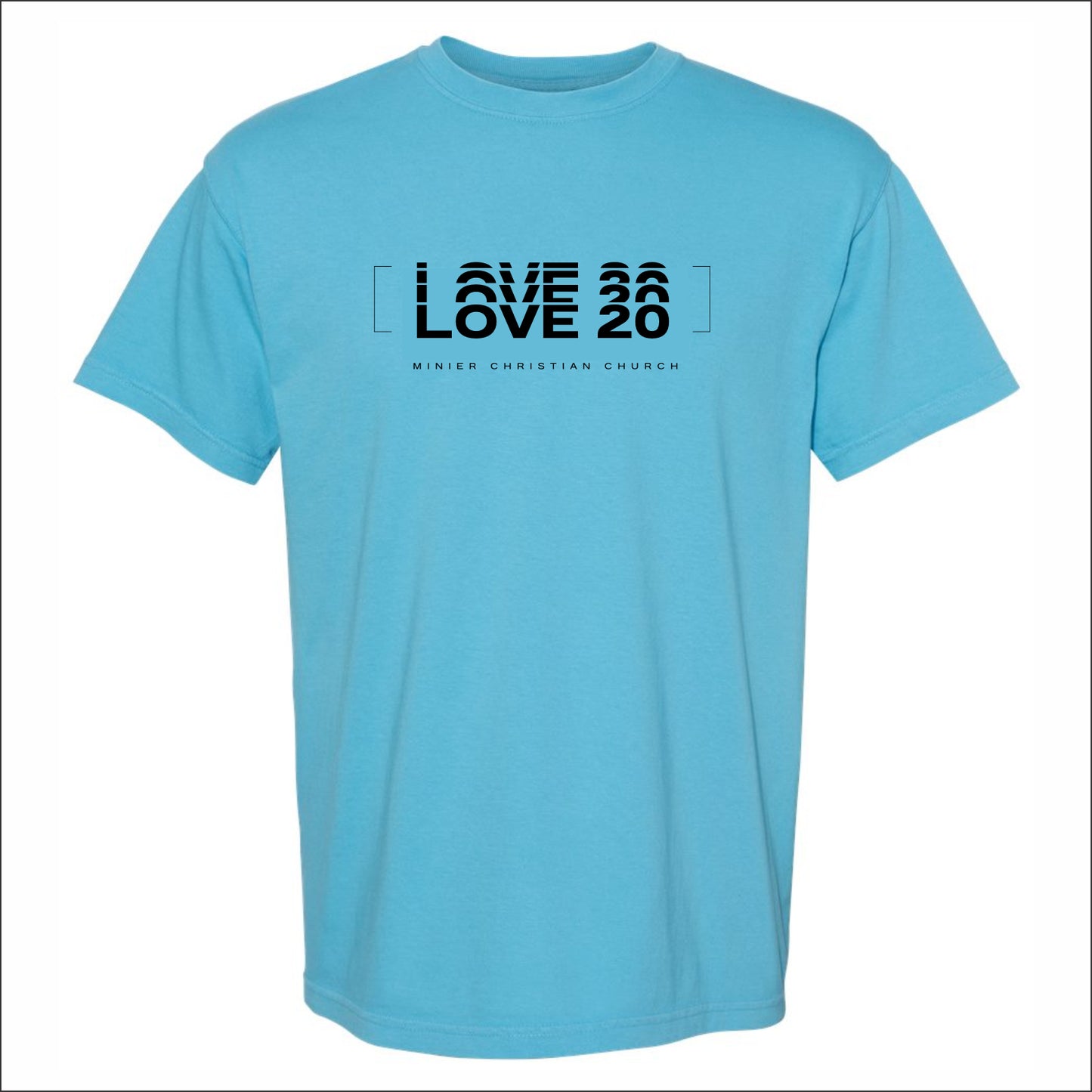 Minier Christian Church Pigment Dye T-shirt - Design B
