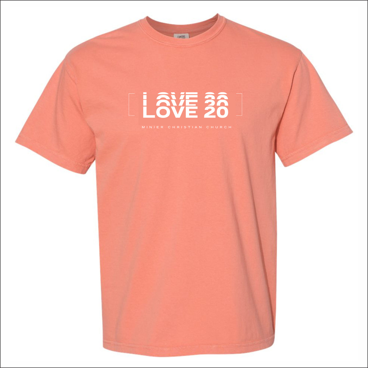 Minier Christian Church Pigment Dye T-shirt - Design B