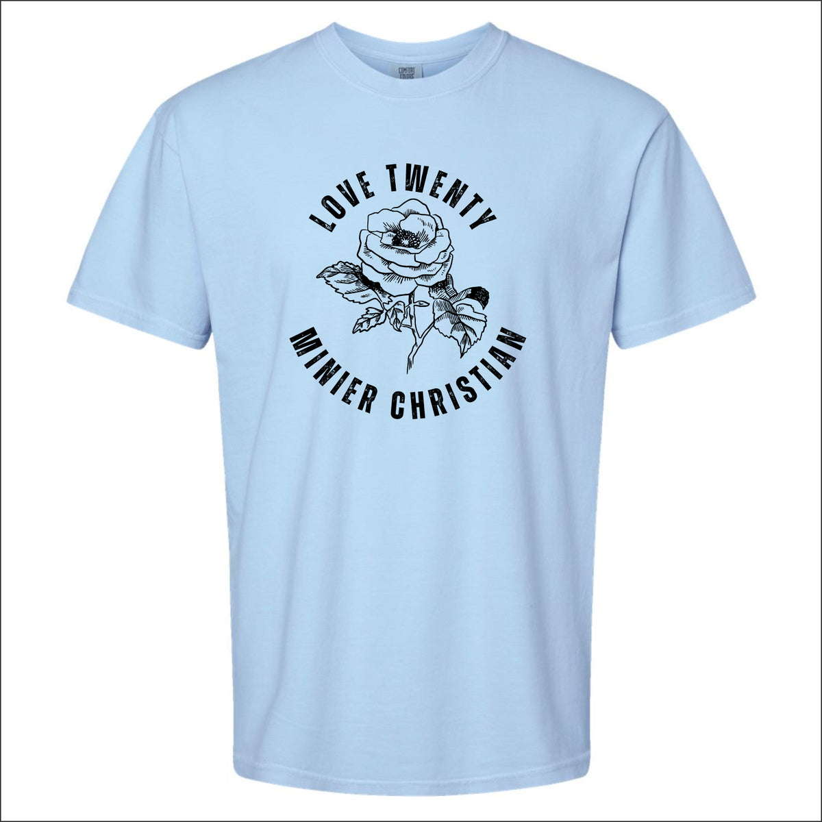 Minier Christian Church Pigment Dye T-shirt - Design D