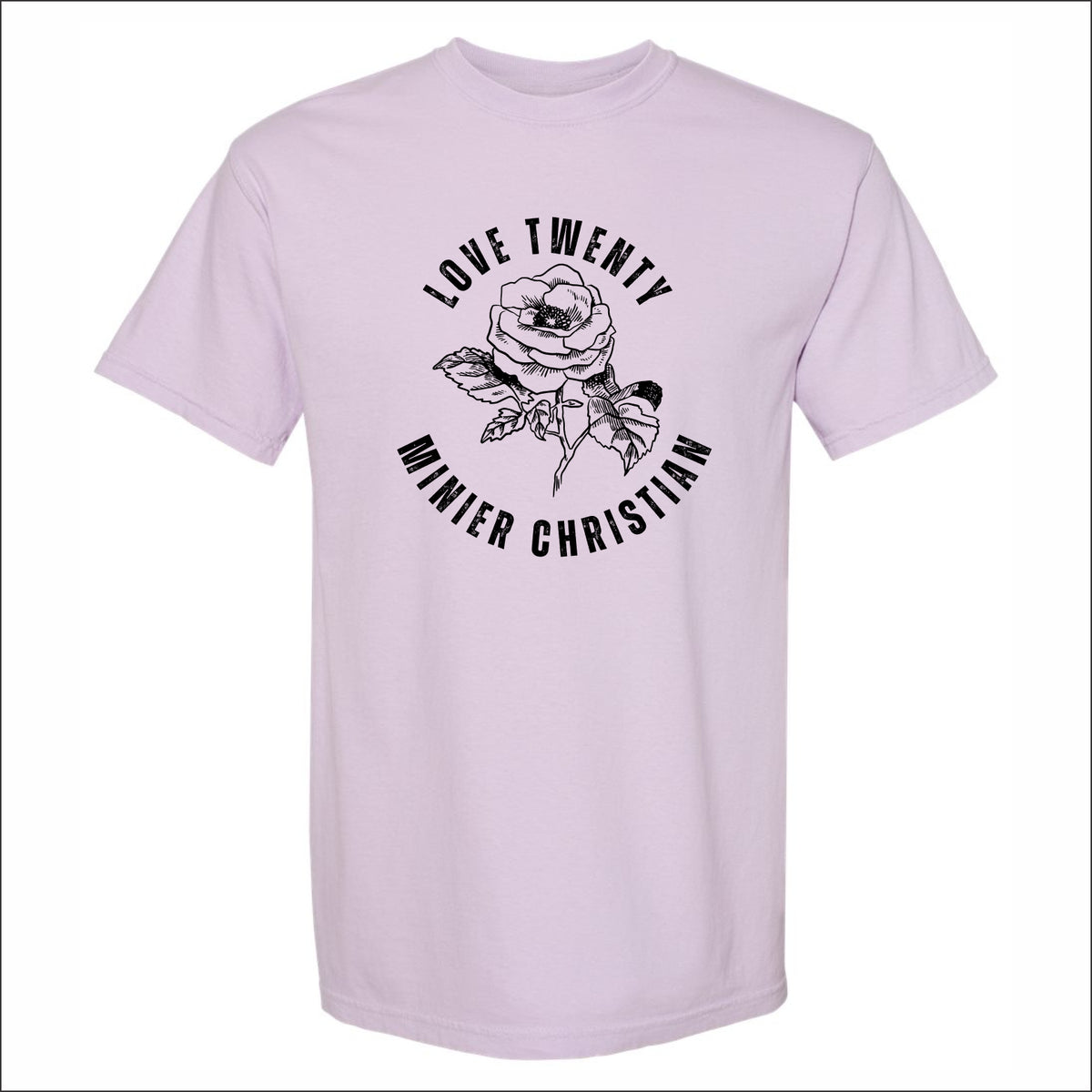 Minier Christian Church Pigment Dye T-shirt - Design D