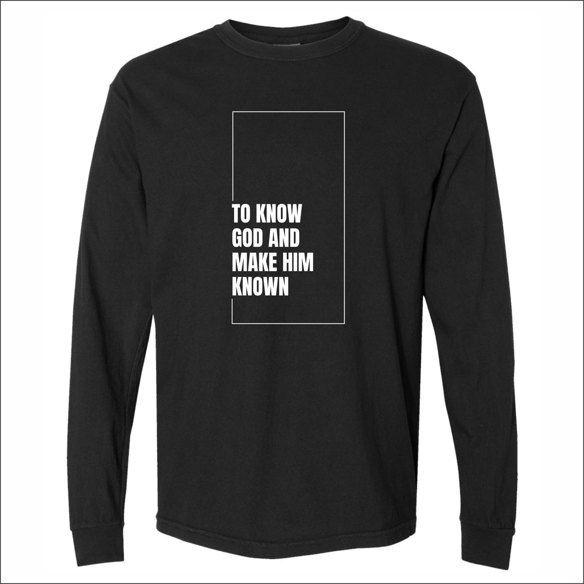 Minier Christian Church Garment-Dyed Heavyweight Long Sleeve T-Shirt