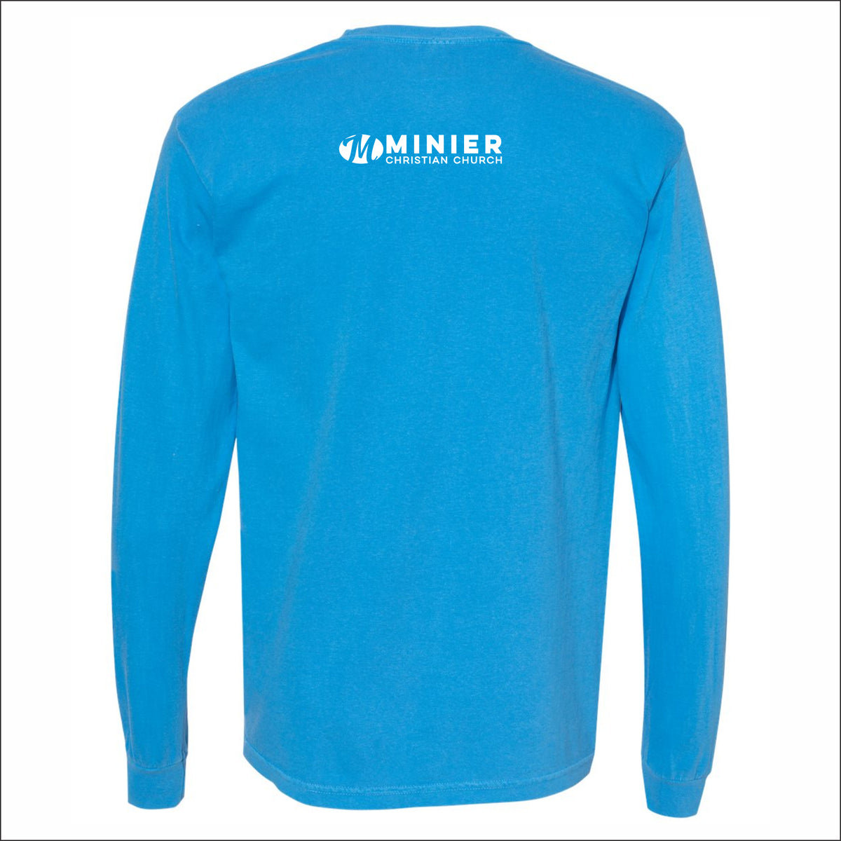 Minier Christian Church Garment-Dyed Heavyweight Long Sleeve T-Shirt