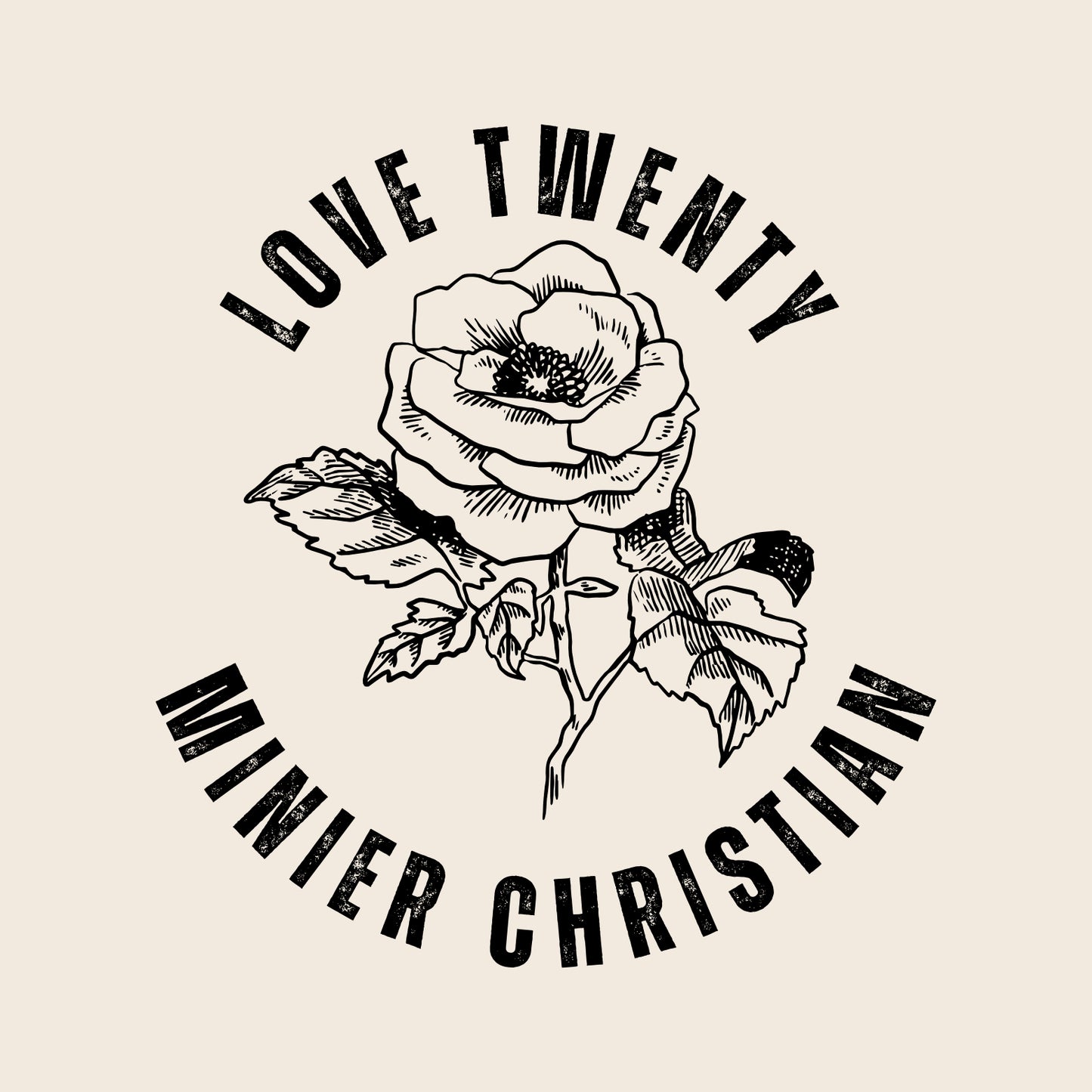 Minier Christian Church Pigment Dye T-shirt - Design D