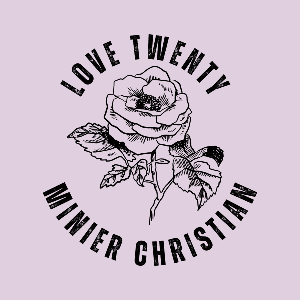 Minier Christian Church Pigment Dye T-shirt - Design D