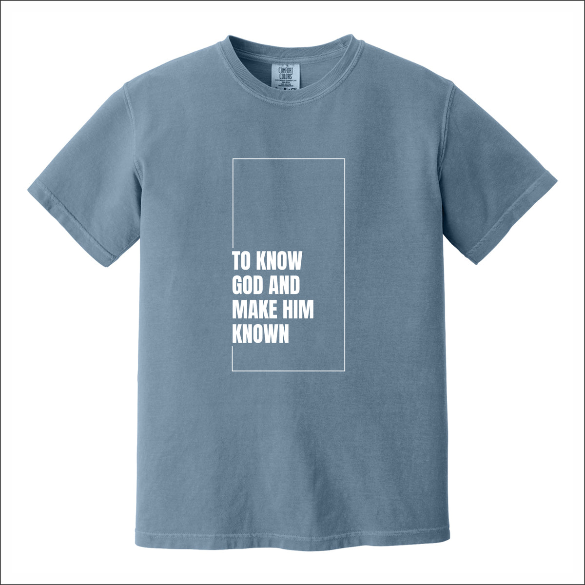 Minier Christian Church Pigment Dye T-shirt - Design A