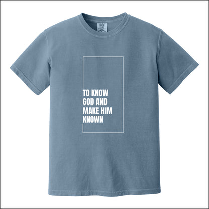 Minier Christian Church Pigment Dye T-shirt - Design A