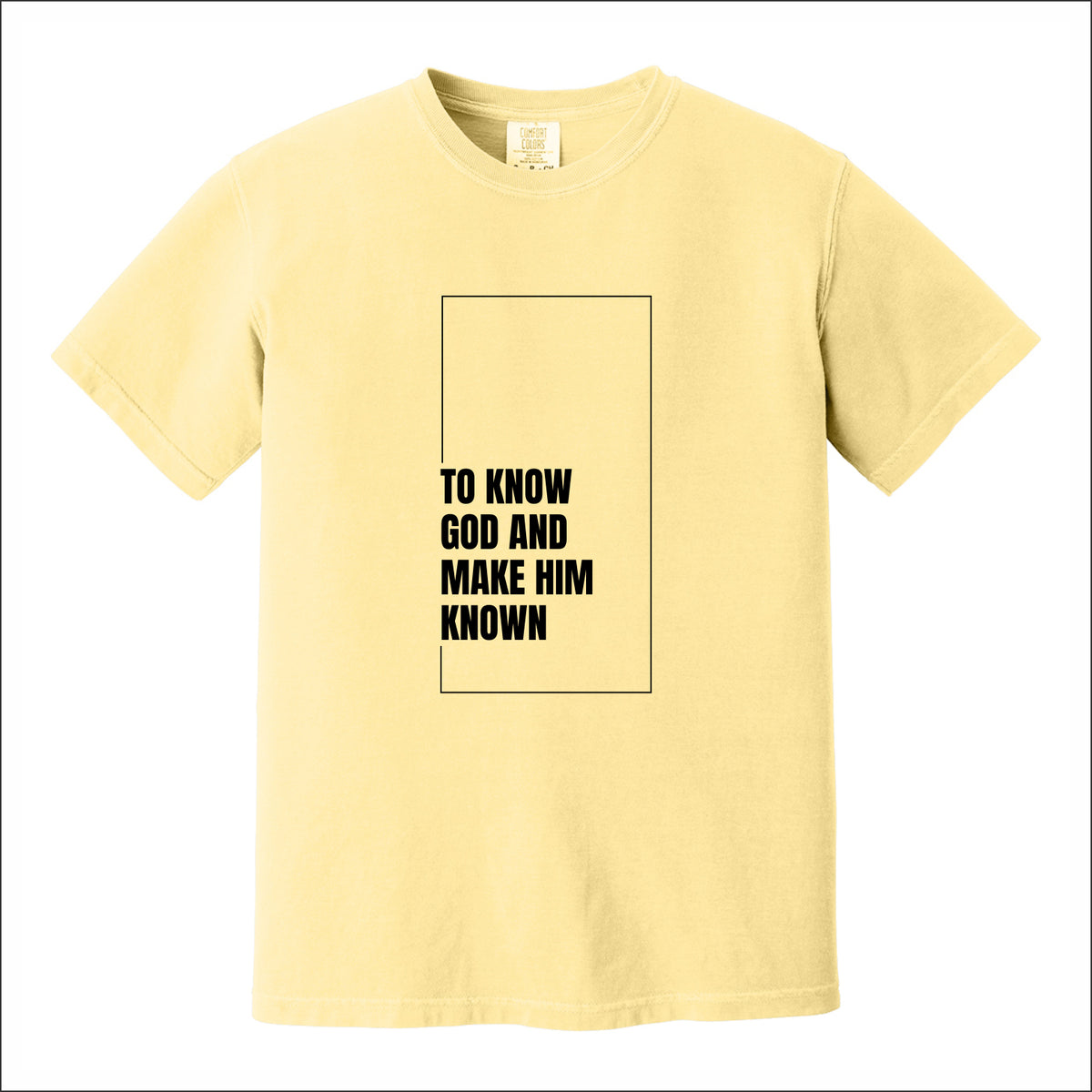 Minier Christian Church Pigment Dye T-shirt - Design A