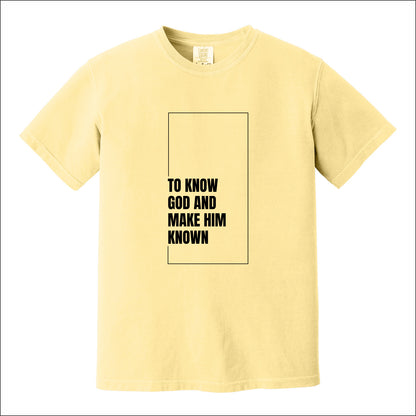 Minier Christian Church Pigment Dye T-shirt - Design A