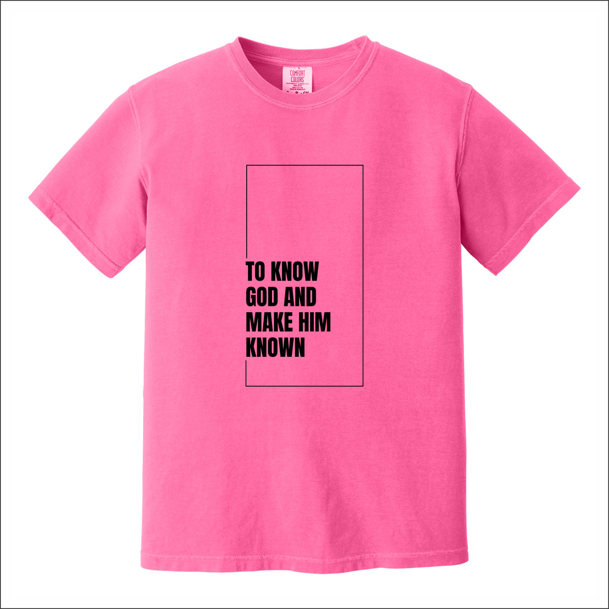 Minier Christian Church Pigment Dye T-shirt - Design A