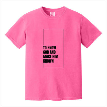 Minier Christian Church Pigment Dye T-shirt - Design A