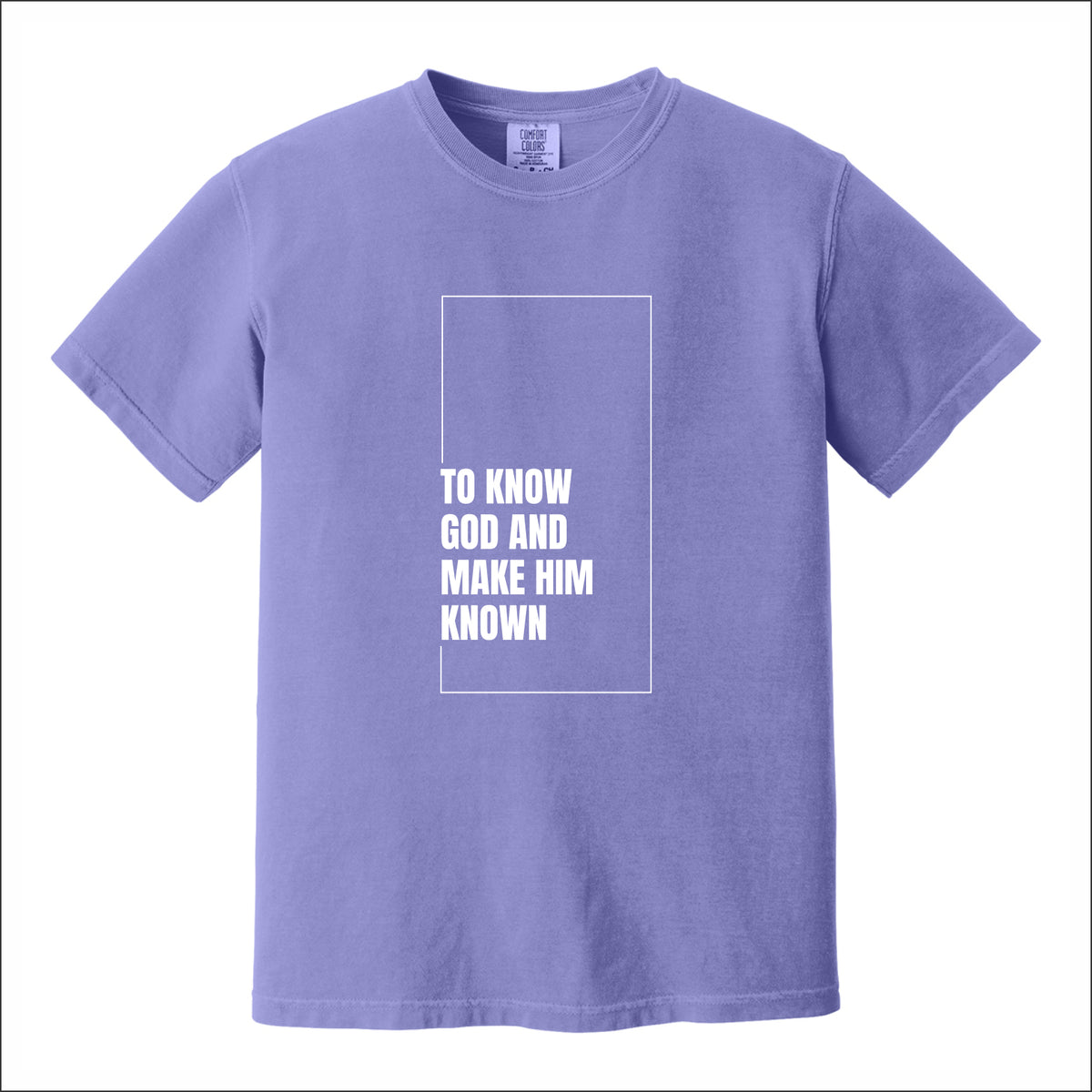 Minier Christian Church Pigment Dye T-shirt - Design A