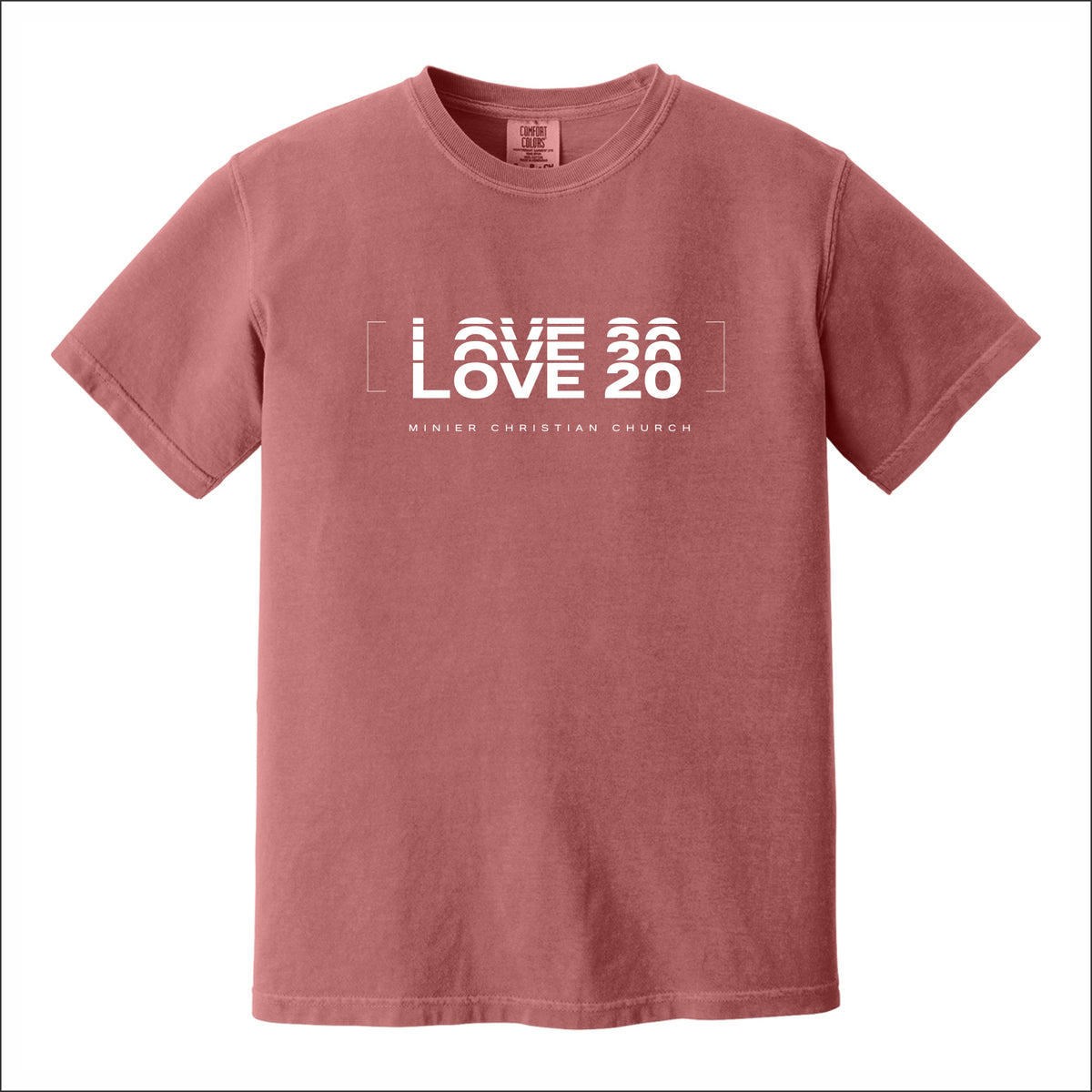 Minier Christian Church Pigment Dye T-shirt - Design B
