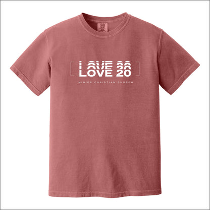 Minier Christian Church Pigment Dye T-shirt - Design B
