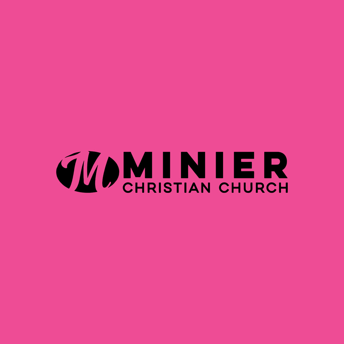 Minier Christian Church Pigment Dye T-shirt - Design A