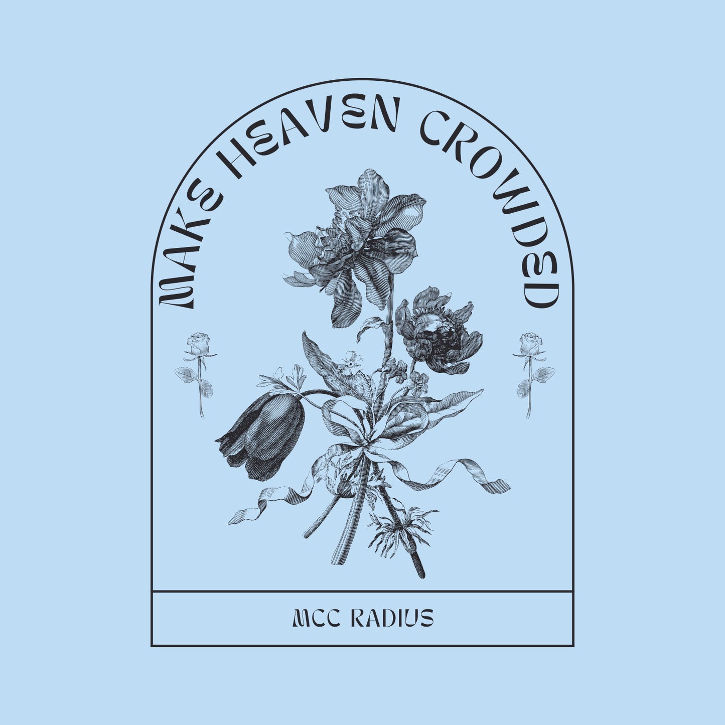 MCC Radius Pigment Dye T-shirt - Design C