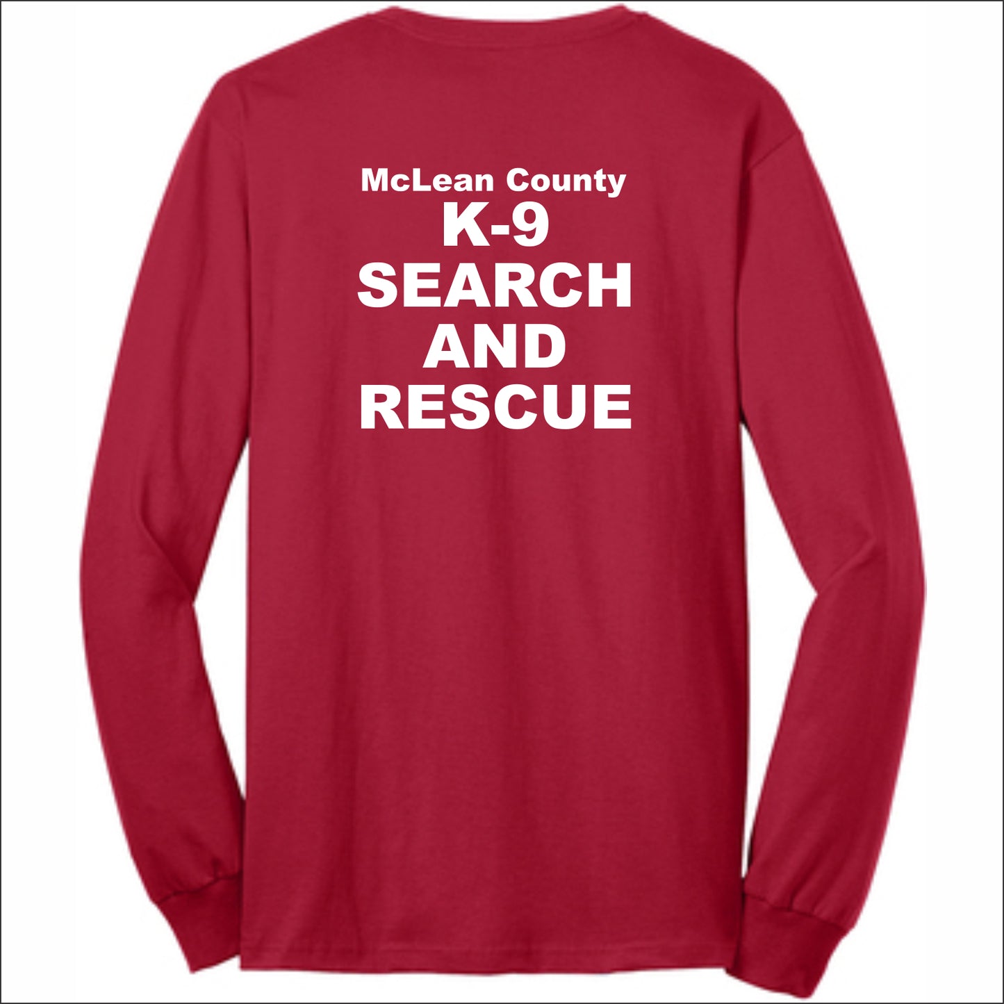McLean Co EMA 50/50 Long Sleeve T-shirt - K9