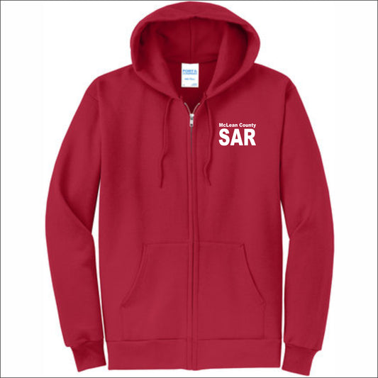 McLean Co EMA Full-Zip Hooded Sweatshirt - SAR