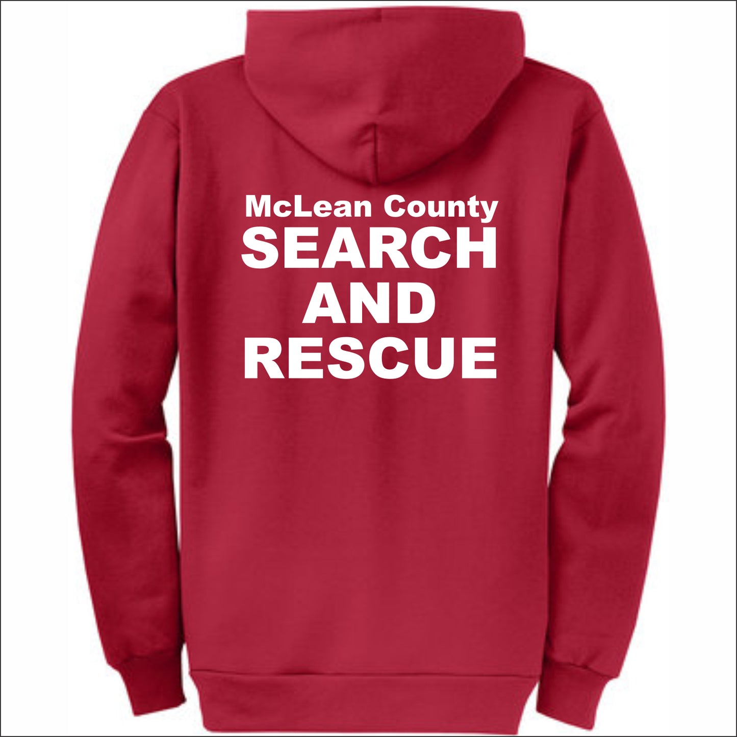 McLean Co EMA Full-Zip Hooded Sweatshirt - SAR