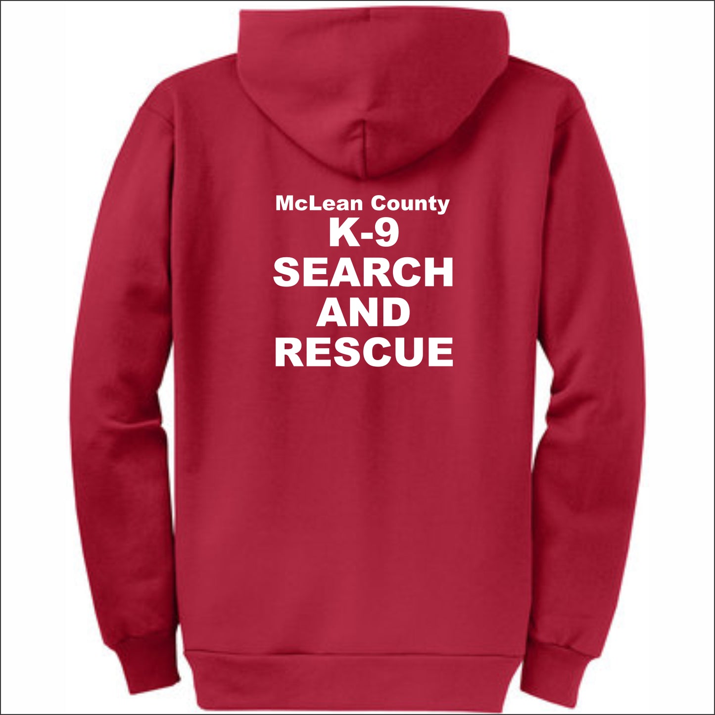 McLean Co EMA Full-Zip Hooded Sweatshirt - K9