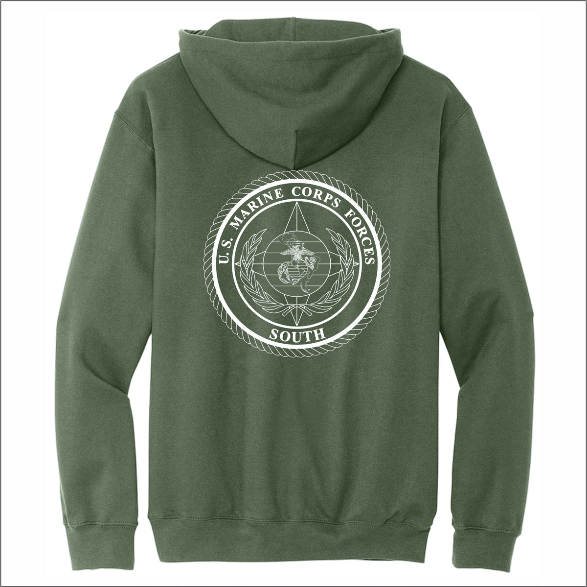 MARFORSOUTH Softstyle Midweight Hooded Sweatshirt