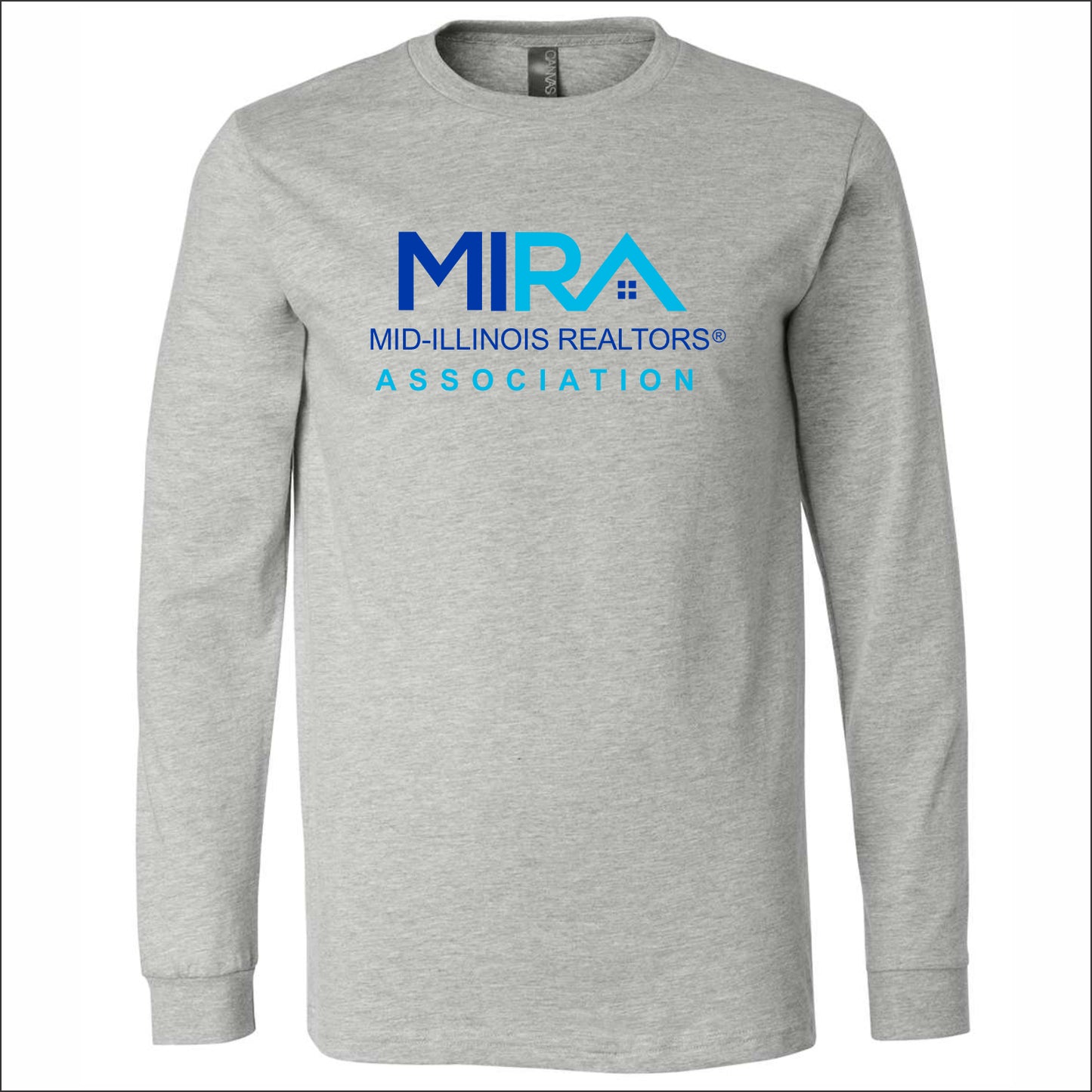 MIRA Heathered Soft Jersey Long Sleeve T-shirt