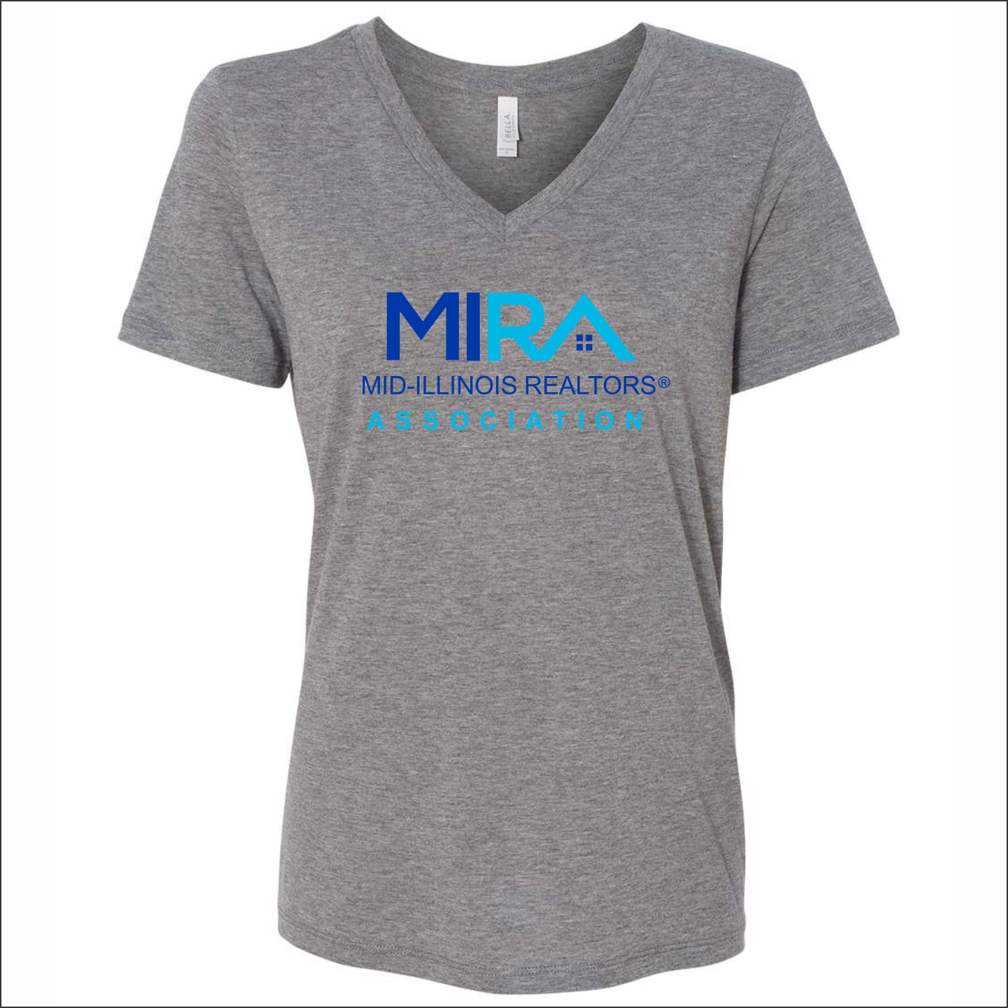 MIRA Ladies Relaxed TrI-blend V-Neck Tee