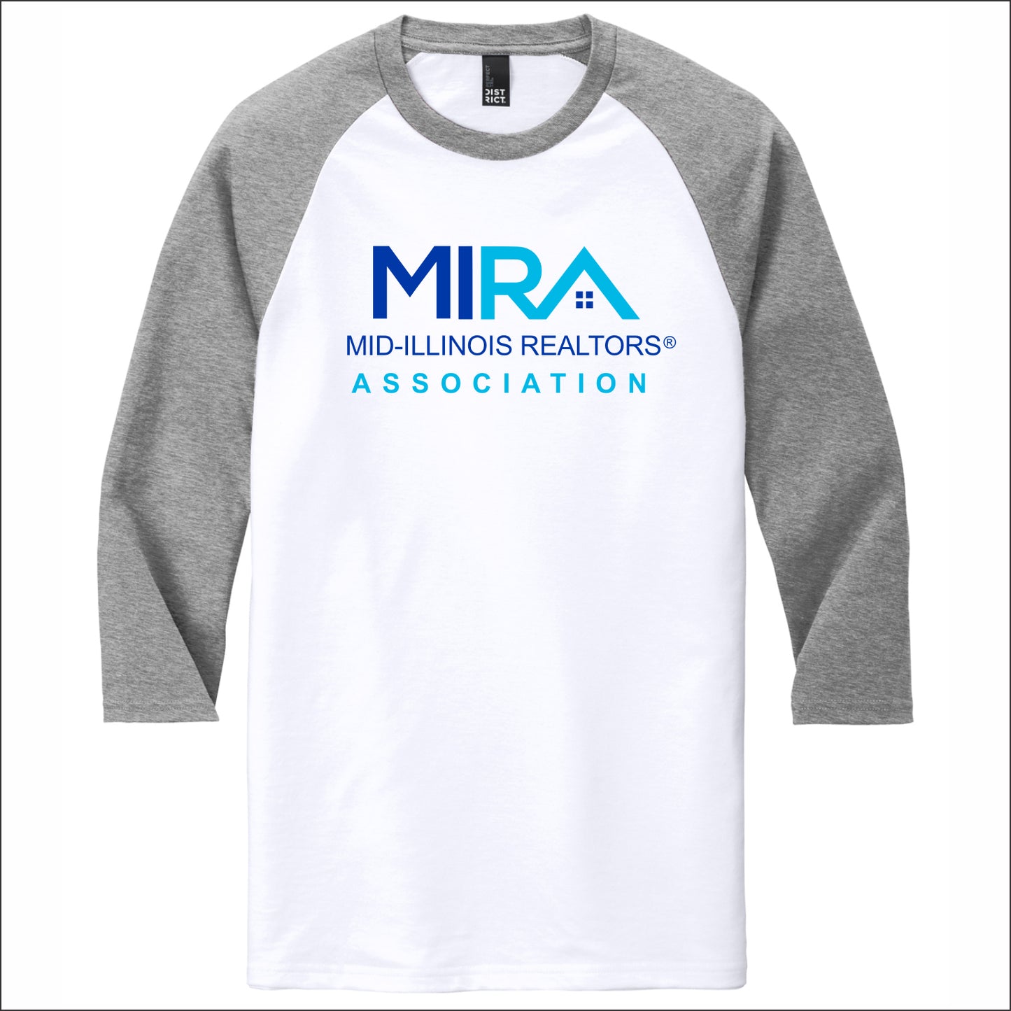 MIRA Tri-Blend 3/4 Sleeve Raglan Tee