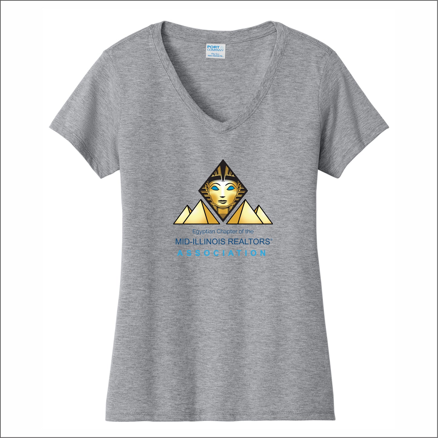 MIRA Ladies Fan Favorite V-Neck Tee - Egyptian