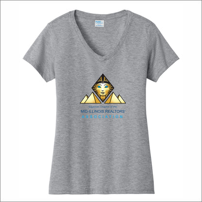 MIRA Ladies Fan Favorite V-Neck Tee - Egyptian