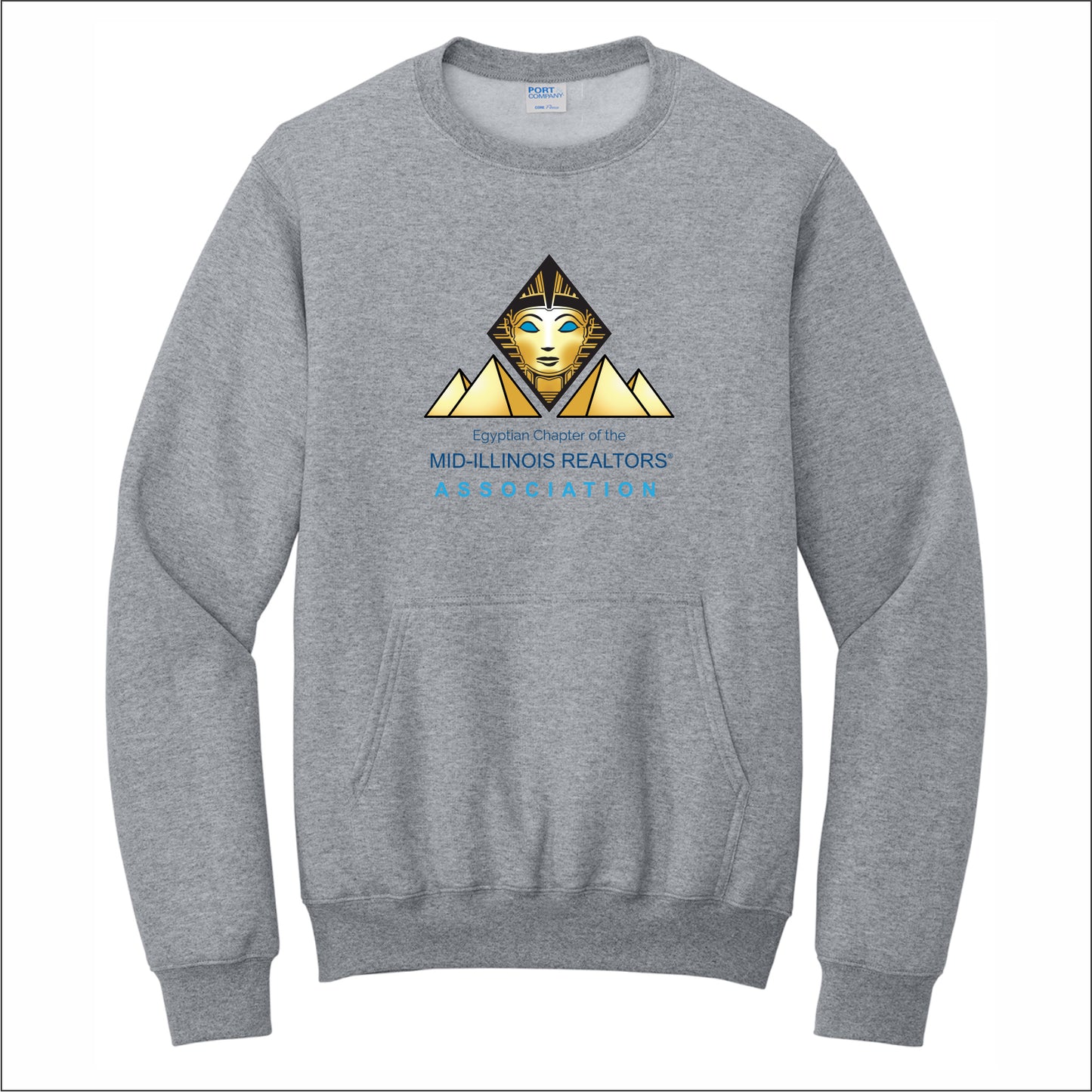 MIRA Crewneck Pouch Pocket Sweatshirt  - Egyptian