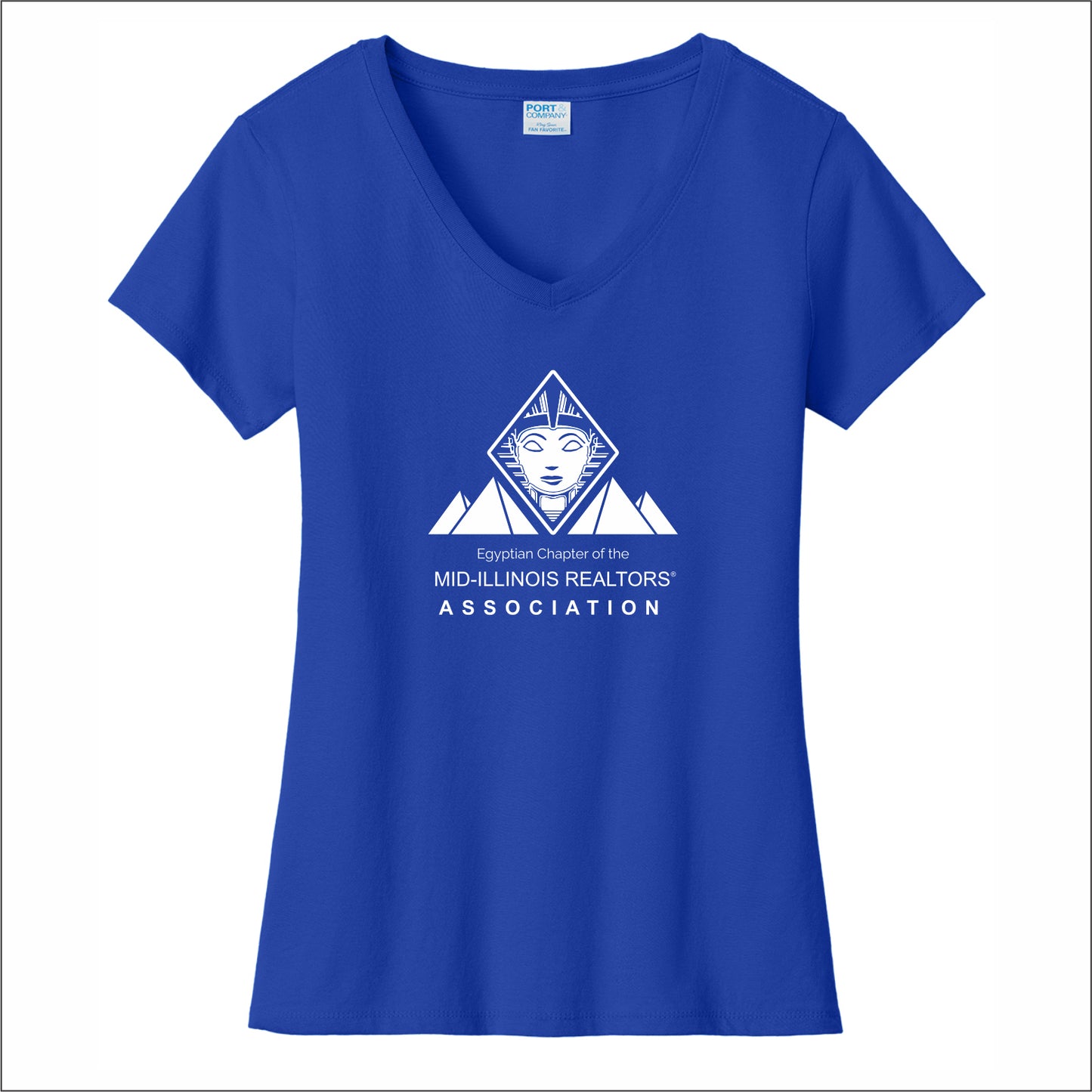 MIRA Ladies Fan Favorite V-Neck Tee - Egyptian