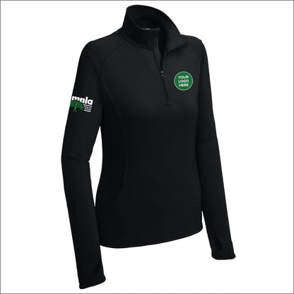 MNLA Member Ladies Stretch 1/2 Zip Performance