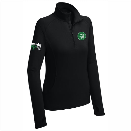 MNLA Member Ladies Stretch 1/2 Zip Performance