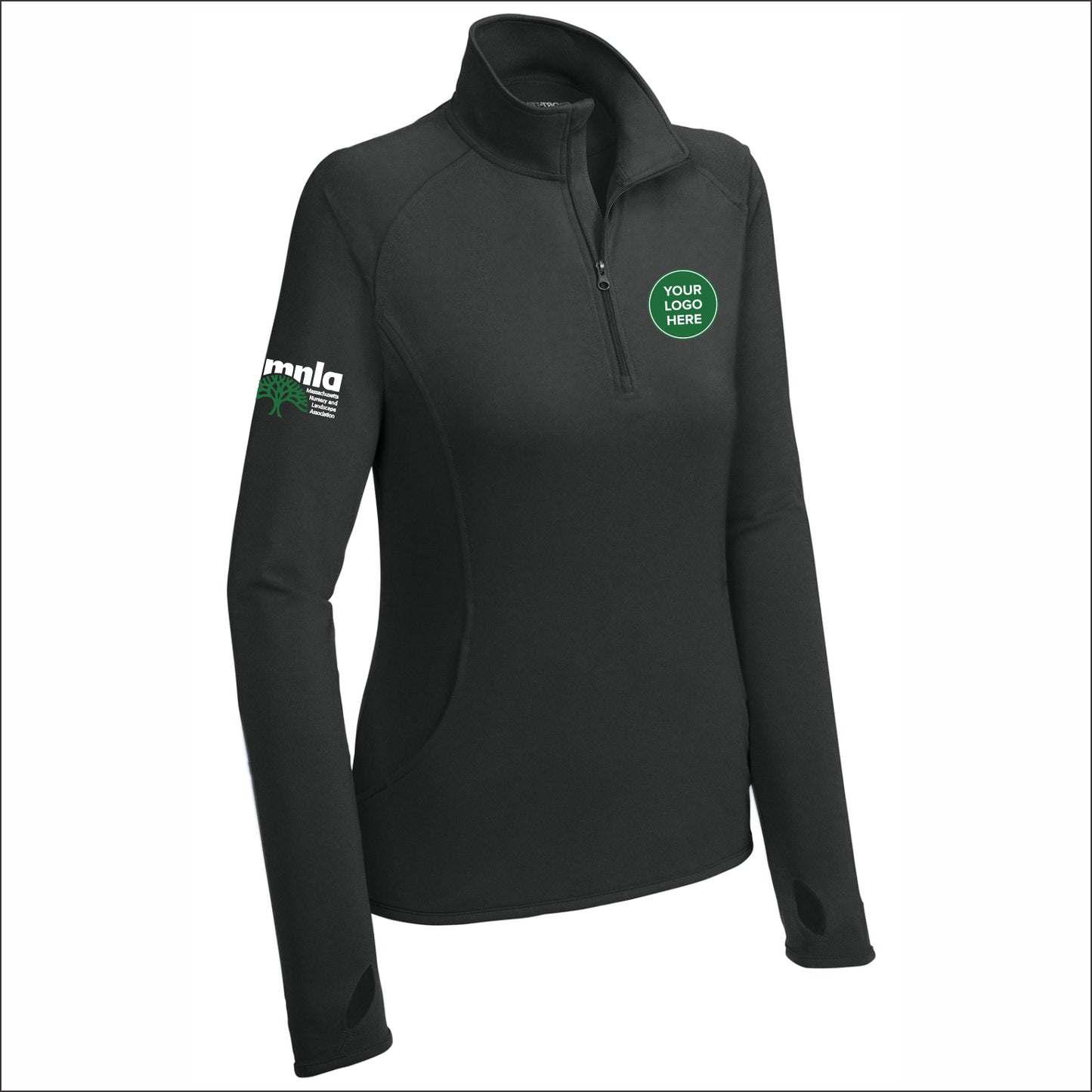 MNLA Member Ladies Stretch 1/2 Zip Performance