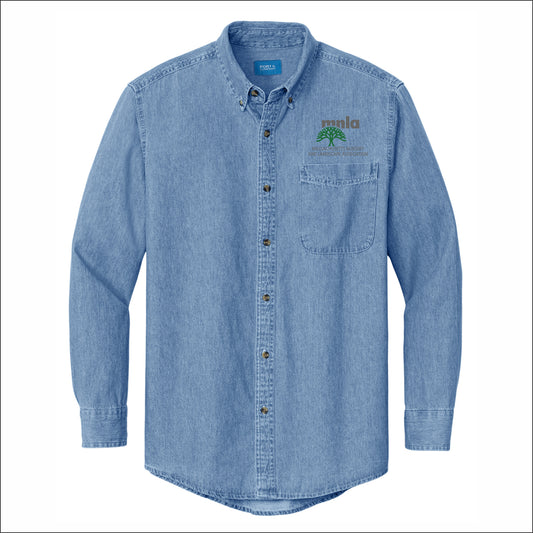 MNLA Member Long Sleeve Denim Shirt