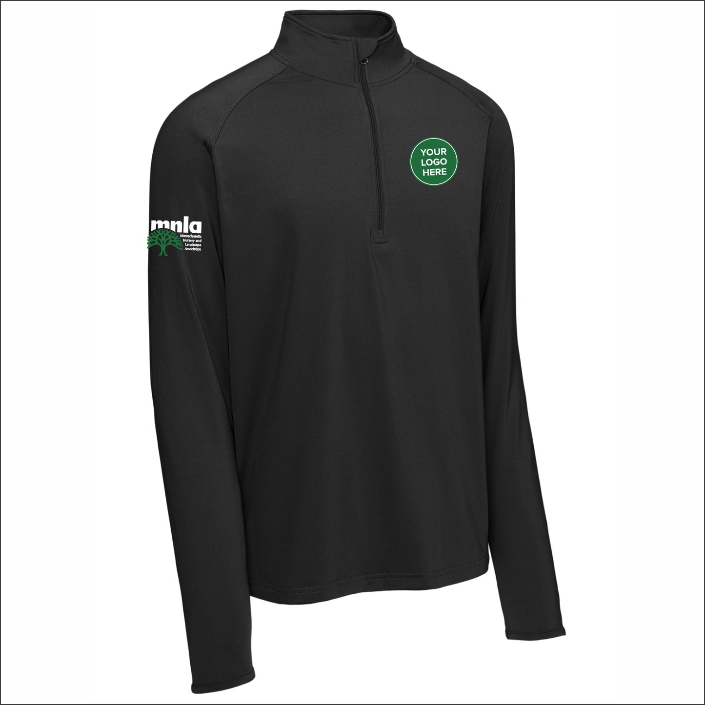 MNLA Member Stretch 1/2 Zip Performance