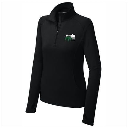 MNLA Ladies Stretch 1/2 Zip Performance