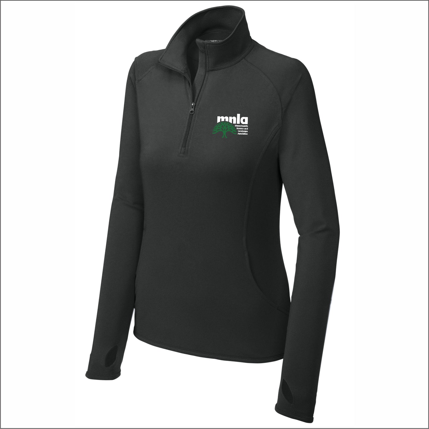 MNLA Ladies Stretch 1/2 Zip Performance