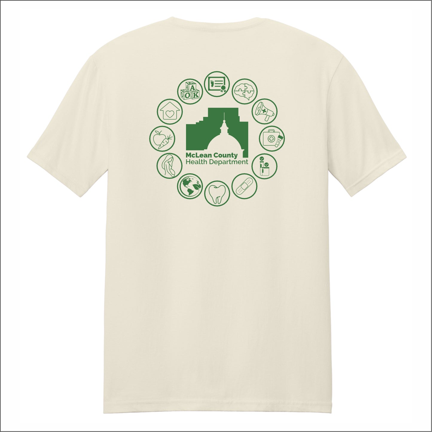 McLean Co Health Dept Softstyle Short Sleeve T-shirt - Des. D