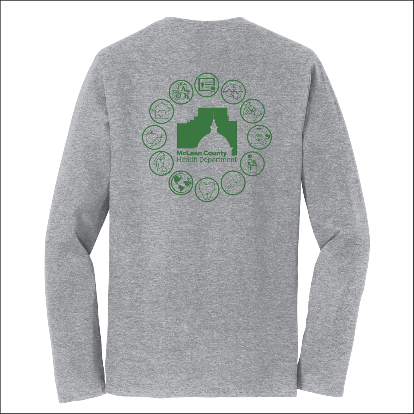 McLean Co Health Dept Long Sleeve Fan Favorite Tee - Des. D