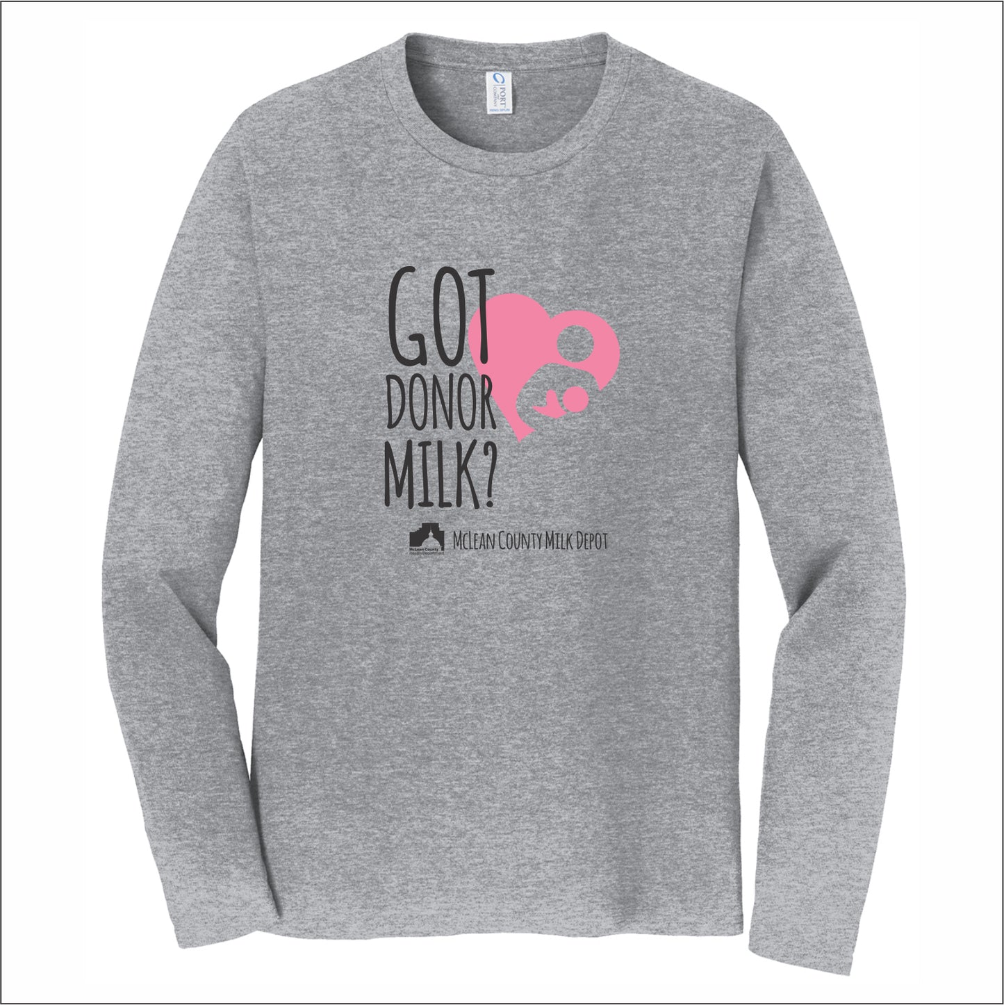 McLean Co Health Dept Long Sleeve Fan Favorite Tee - Des. E