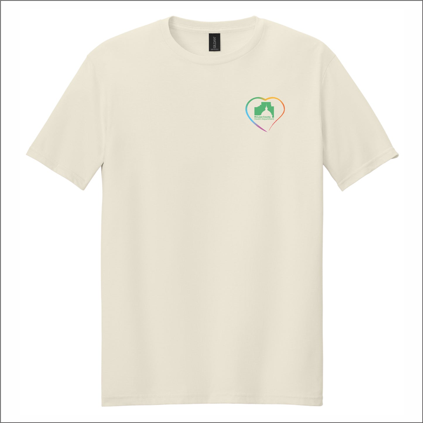 McLean Co Health Dept Softstyle Short Sleeve T-shirt - Des. B