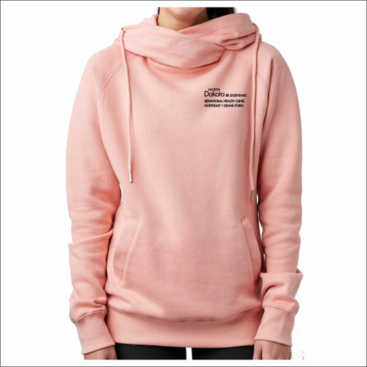 NEBHC Ladies Funnel Neck Hooded Sweatshirt
